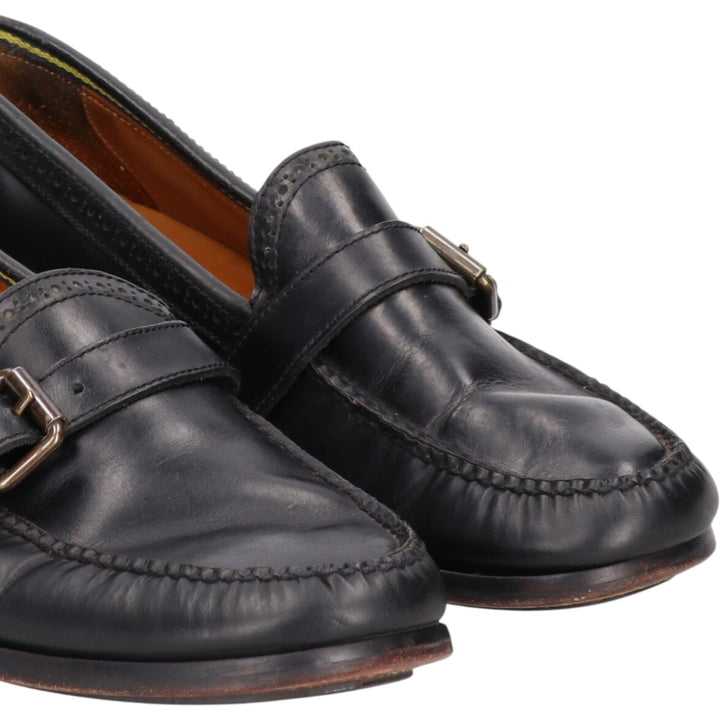 Ralph Lauren POLO RALPH LAUREN strap shoes 10D Men's 28.0cm genuine leather black type Vintage Second Hand
