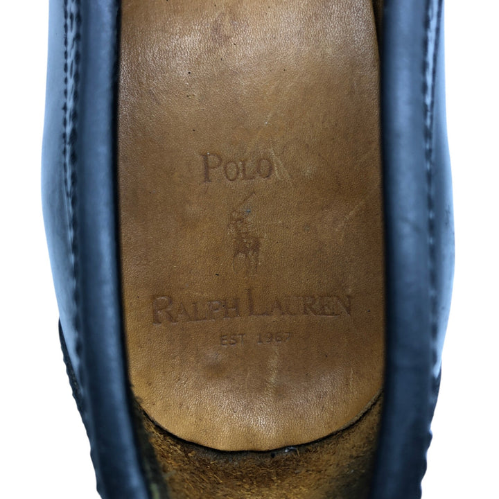 Ralph Lauren POLO RALPH LAUREN strap shoes 10D Men's 28.0cm genuine leather black type Vintage Second Hand