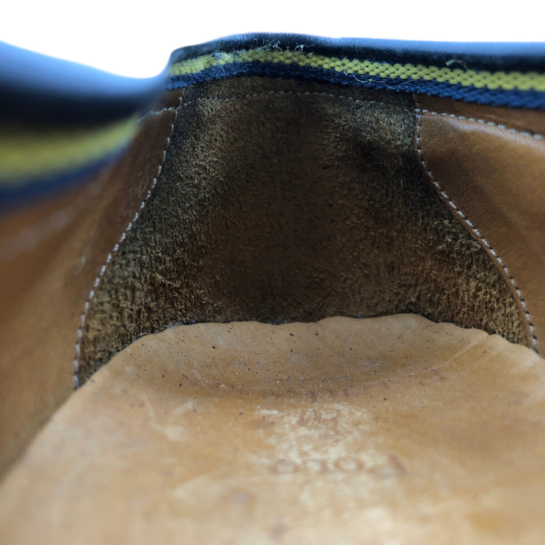 Ralph Lauren POLO RALPH LAUREN strap shoes 10D Men's 28.0cm genuine leather black type Vintage Second Hand