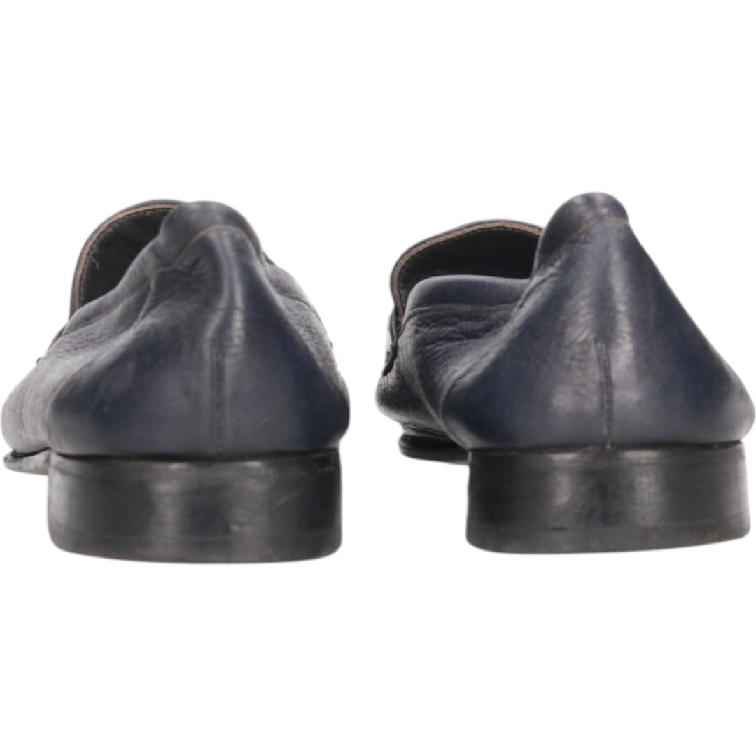 Bally Tassel Loafers, Swiss Made, Size 9 1/2E Men's 28.0cm genuine leather black type Vintage Second Hand