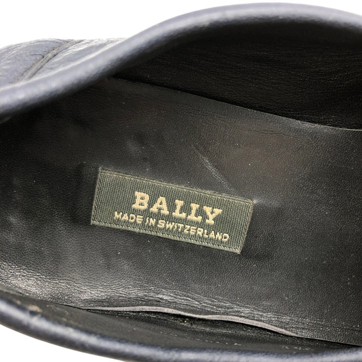 Bally Tassel Loafers, Swiss Made, Size 9 1/2E Men's 28.0cm genuine leather black type Vintage Second Hand