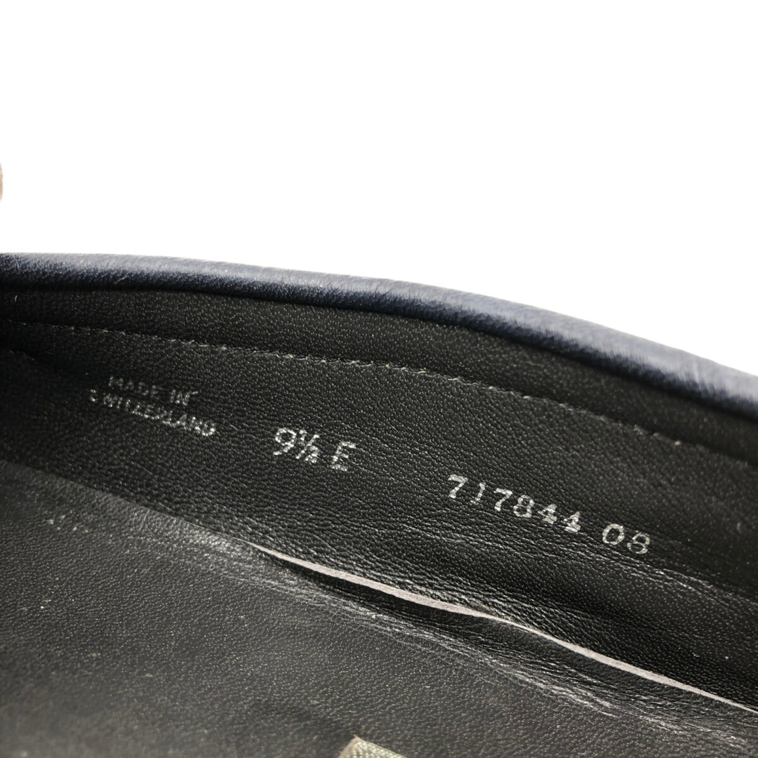 Bally Tassel Loafers, Swiss Made, Size 9 1/2E Men's 28.0cm genuine leather black type Vintage Second Hand