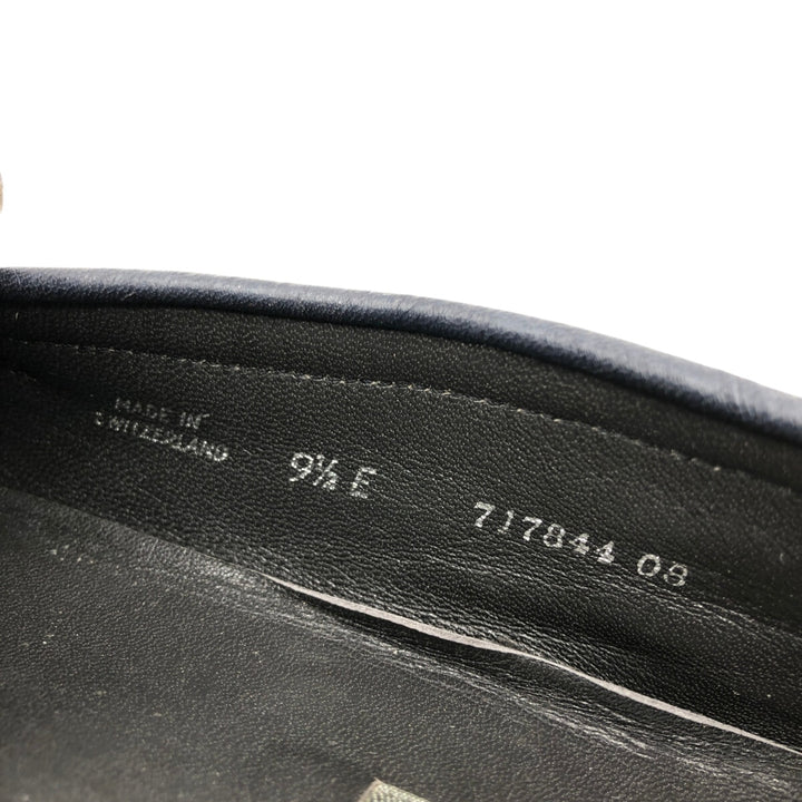 Bally Tassel Loafers, Swiss Made, Size 9 1/2E Men's 28.0cm genuine leather black type Vintage Second Hand
