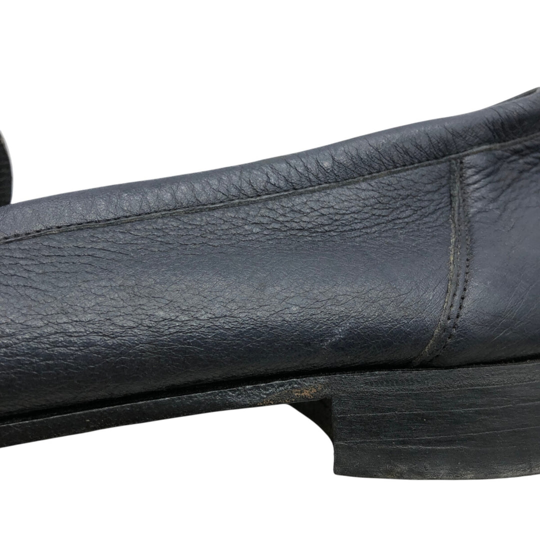 Bally Tassel Loafers, Swiss Made, Size 9 1/2E Men's 28.0cm genuine leather black type Vintage Second Hand