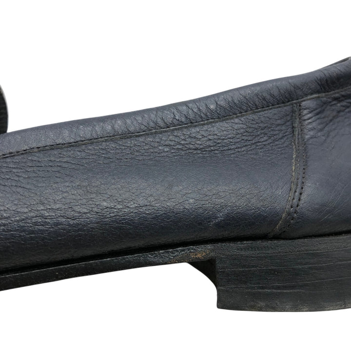Bally Tassel Loafers, Swiss Made, Size 9 1/2E Men's 28.0cm genuine leather black type Vintage Second Hand