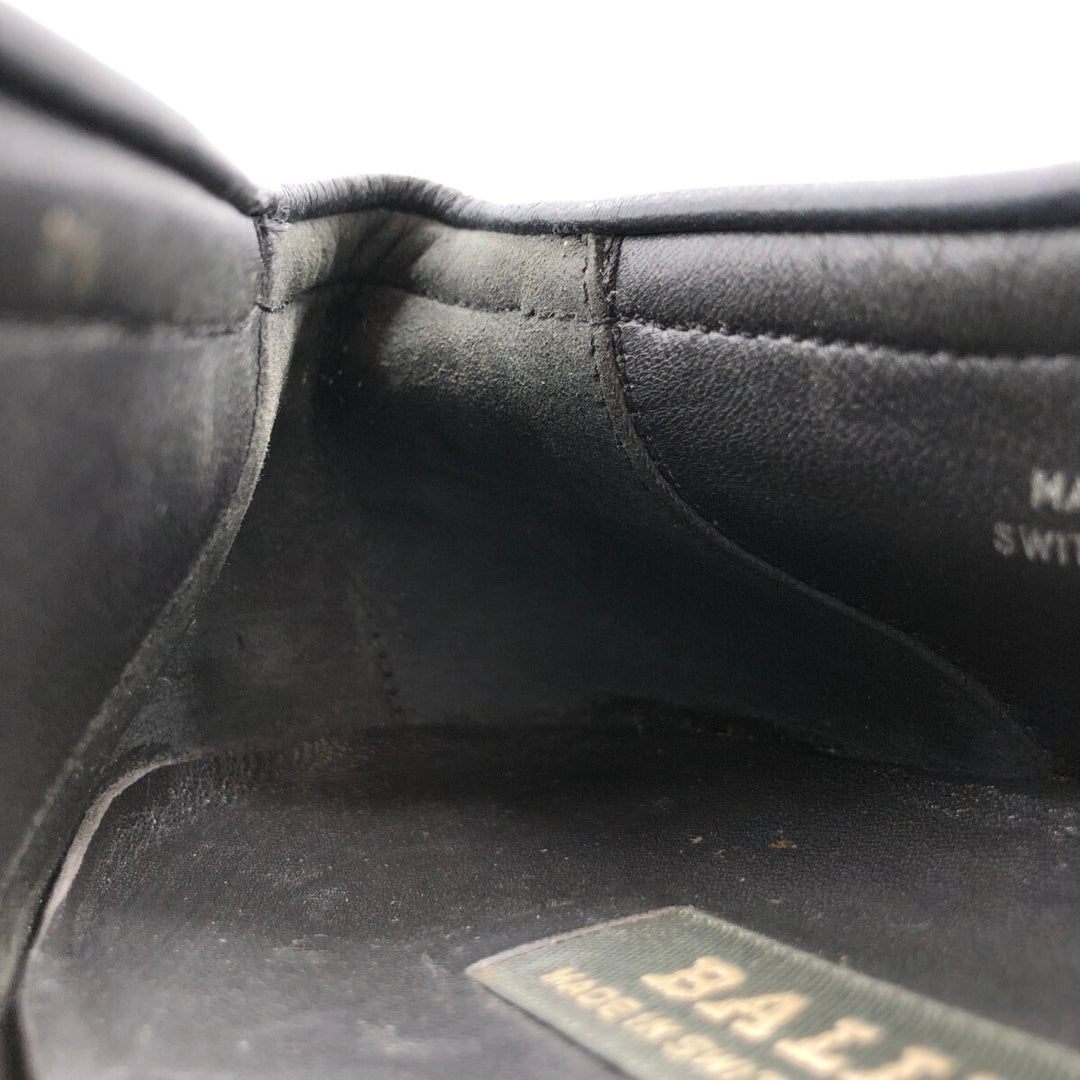 Bally Tassel Loafers, Swiss Made, Size 9 1/2E Men's 28.0cm genuine leather black type Vintage Second Hand