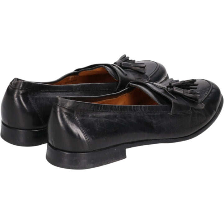 MEZLAN Quilted Loafers, Made in Spain, Size 9M Men's 27.0cm genuine leather black type Vintage Second Hand