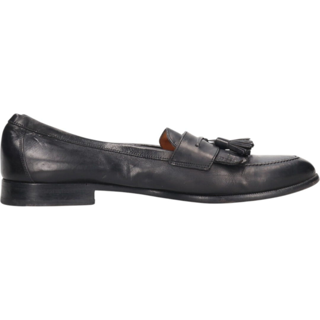 MEZLAN Quilted Loafers, Made in Spain, Size 9M Men's 27.0cm genuine leather black type Vintage Second Hand