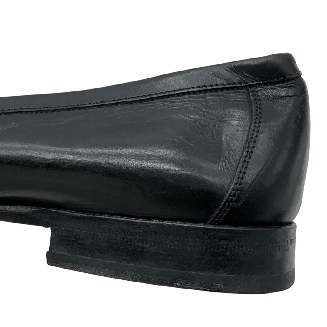 MEZLAN Quilted Loafers, Made in Spain, Size 9M Men's 27.0cm genuine leather black type Vintage Second Hand