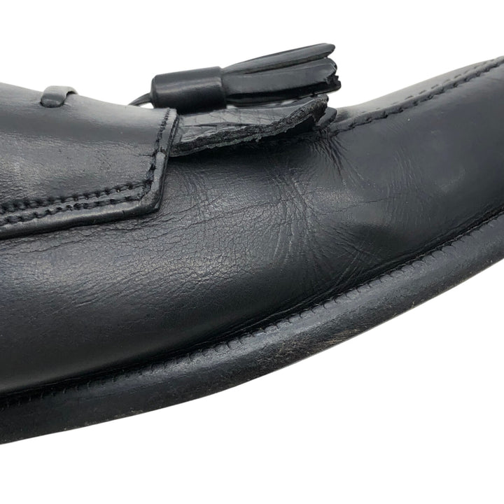 MEZLAN Quilted Loafers, Made in Spain, Size 9M Men's 27.0cm genuine leather black type Vintage Second Hand