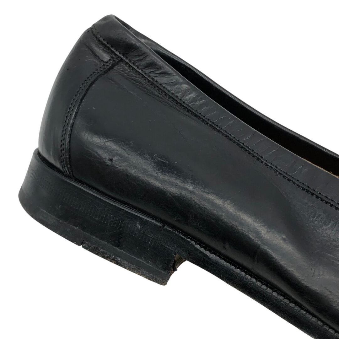 MEZLAN Quilted Loafers, Made in Spain, Size 9M Men's 27.0cm genuine leather black type Vintage Second Hand
