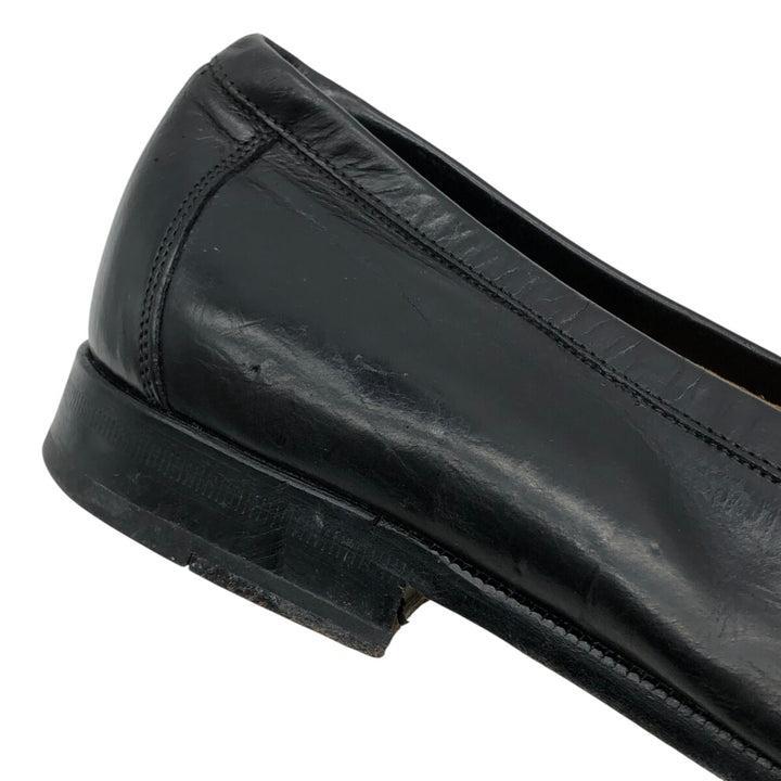 MEZLAN Quilted Loafers, Made in Spain, Size 9M Men's 27.0cm genuine leather black type Vintage Second Hand