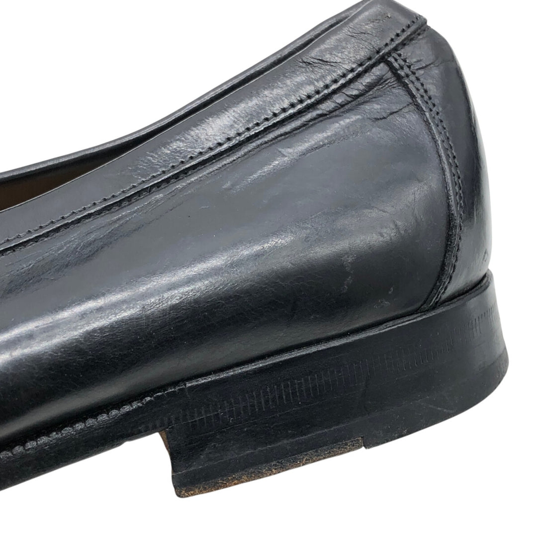 MEZLAN Quilted Loafers, Made in Spain, Size 9M Men's 27.0cm genuine leather black type Vintage Second Hand