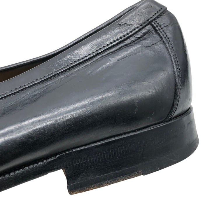 MEZLAN Quilted Loafers, Made in Spain, Size 9M Men's 27.0cm genuine leather black type Vintage Second Hand