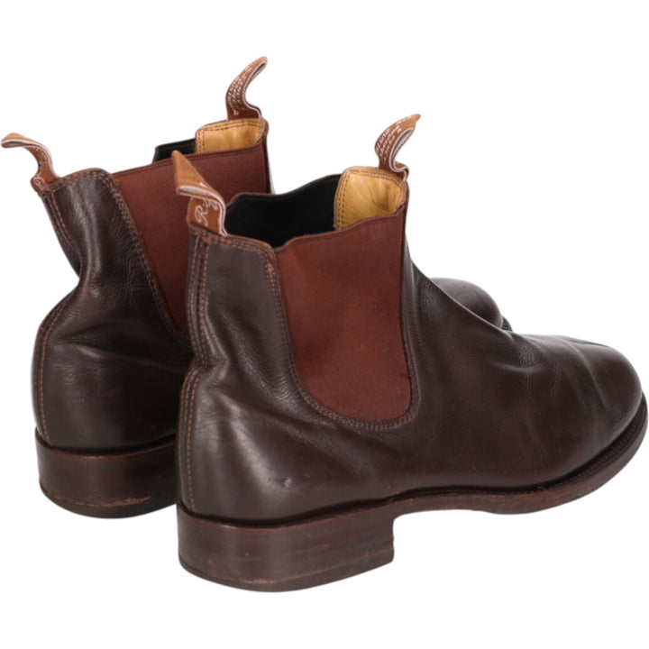 RMWilliams Side Gore Boots 9 1/2 Men's 27.5cm genuine leather brown type Vintage Second Hand