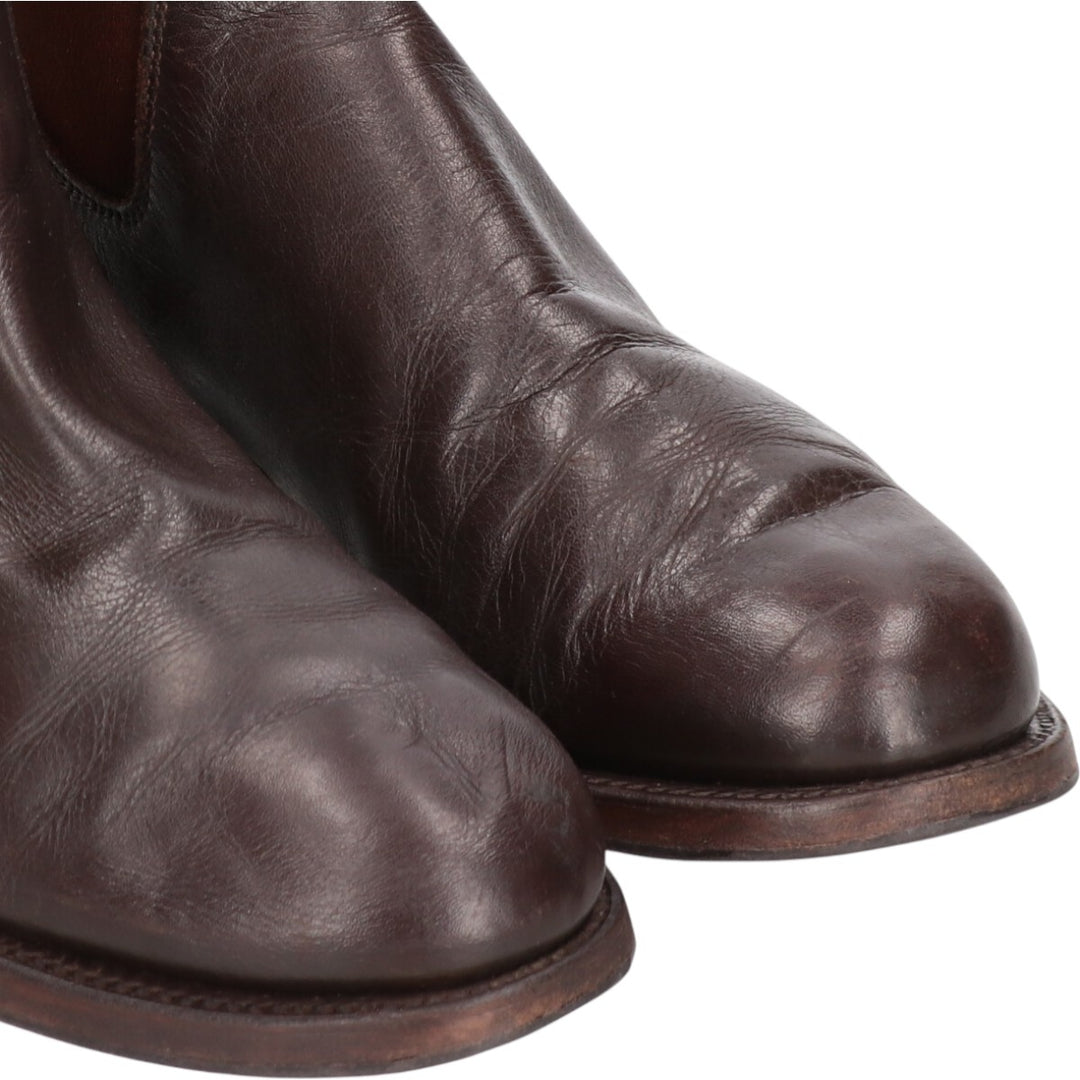 RMWilliams Side Gore Boots 9 1/2 Men's 27.5cm genuine leather brown type Vintage Second Hand