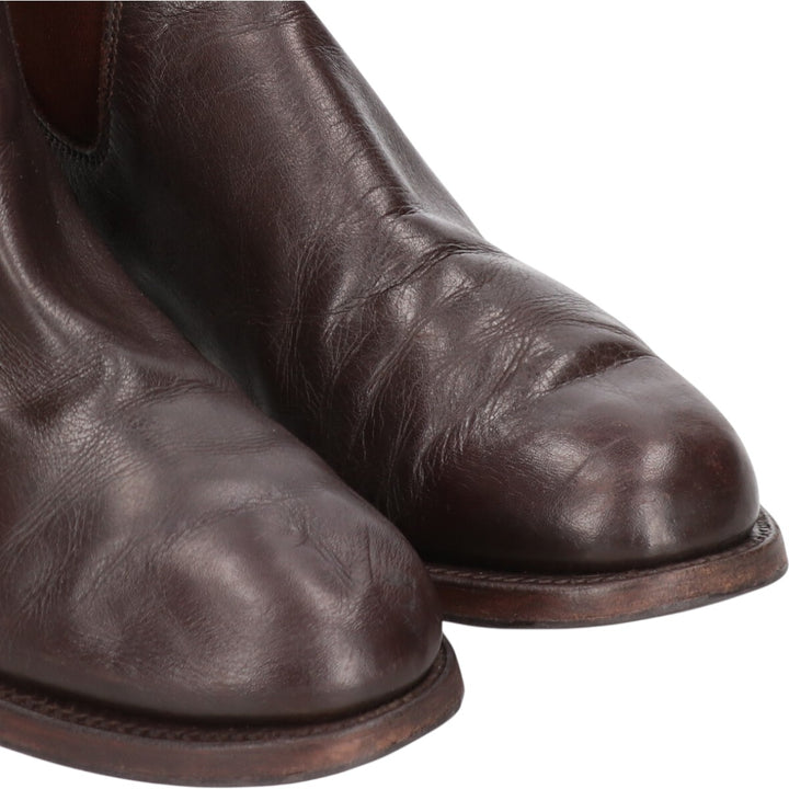 RMWilliams Side Gore Boots 9 1/2 Men's 27.5cm genuine leather brown type Vintage Second Hand