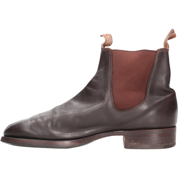 RMWilliams Side Gore Boots 9 1/2 Men's 27.5cm genuine leather brown type Vintage Second Hand