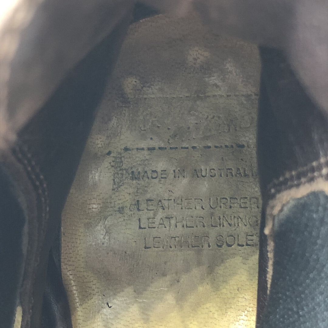 RMWilliams Side Gore Boots 9 1/2 Men's 27.5cm genuine leather brown type Vintage Second Hand