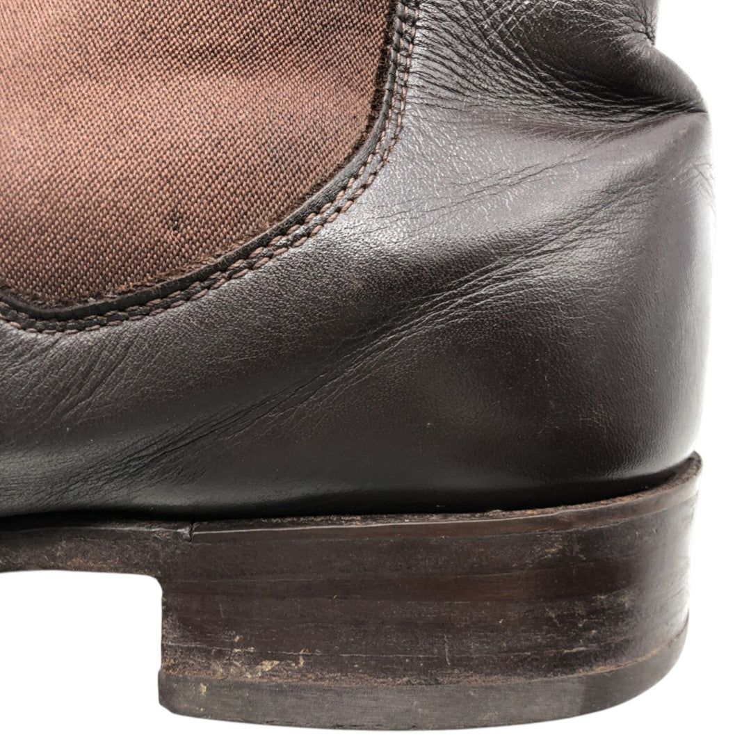 RMWilliams Side Gore Boots 9 1/2 Men's 27.5cm genuine leather brown type Vintage Second Hand