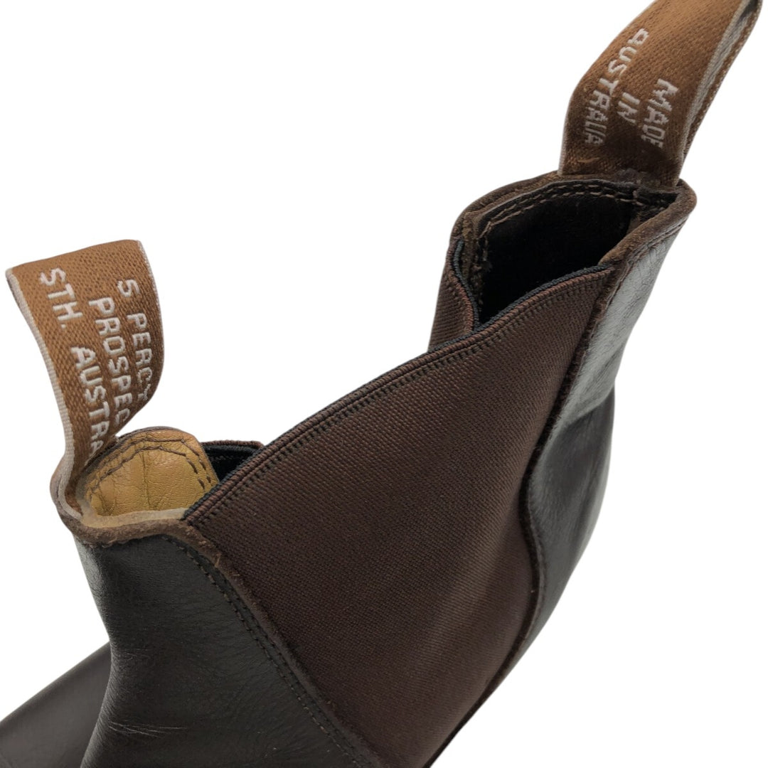 RMWilliams Side Gore Boots 9 1/2 Men's 27.5cm genuine leather brown type Vintage Second Hand