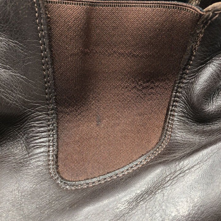 RMWilliams Side Gore Boots 9 1/2 Men's 27.5cm genuine leather brown type Vintage Second Hand