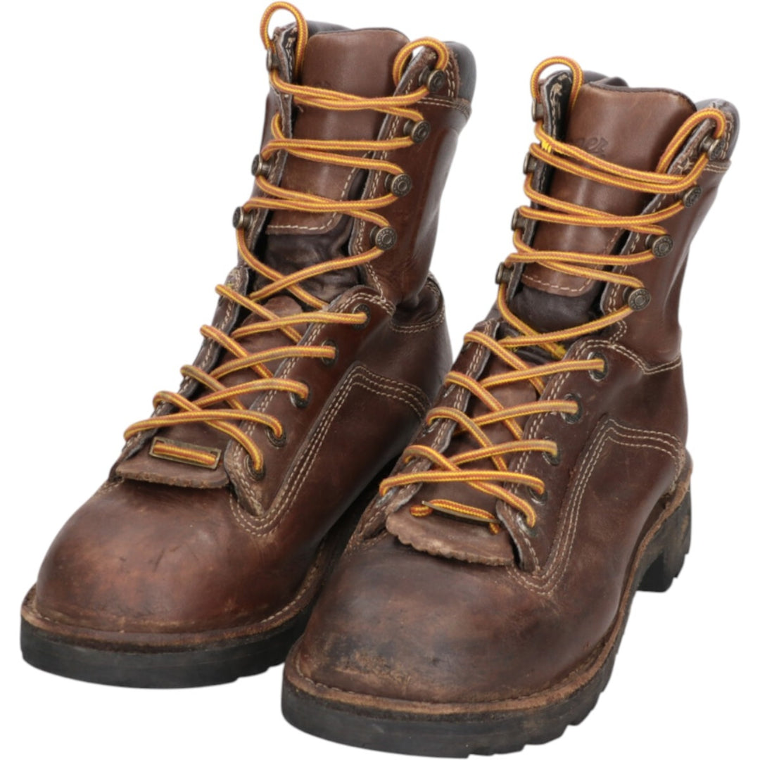 Danner Quarry Quilted Tan Work Boots, Size 6, Women's, Size 9.1" (saa013455) Women's 23.0cm genuine leather brown type Vintage Second Hand