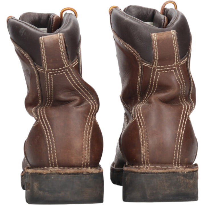 Danner Quarry Quilted Tan Work Boots, Size 6, Women's, Size 9.1" (saa013455) Women's 23.0cm genuine leather brown type Vintage Second Hand