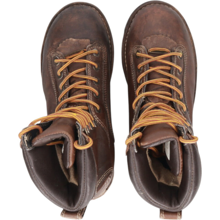 Danner Quarry Quilted Tan Work Boots, Size 6, Women's, Size 9.1" (saa013455) Women's 23.0cm genuine leather brown type Vintage Second Hand