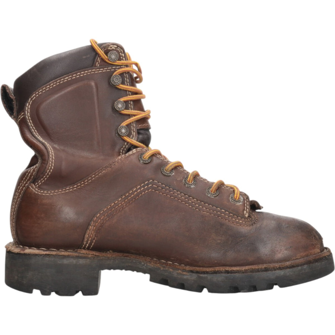 Danner Quarry Quilted Tan Work Boots, Size 6, Women's, Size 9.1" (saa013455) Women's 23.0cm genuine leather brown type Vintage Second Hand