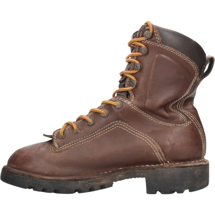 Danner Quarry Quilted Tan Work Boots, Size 6, Women's, Size 9.1" (saa013455) Women's 23.0cm genuine leather brown type Vintage Second Hand