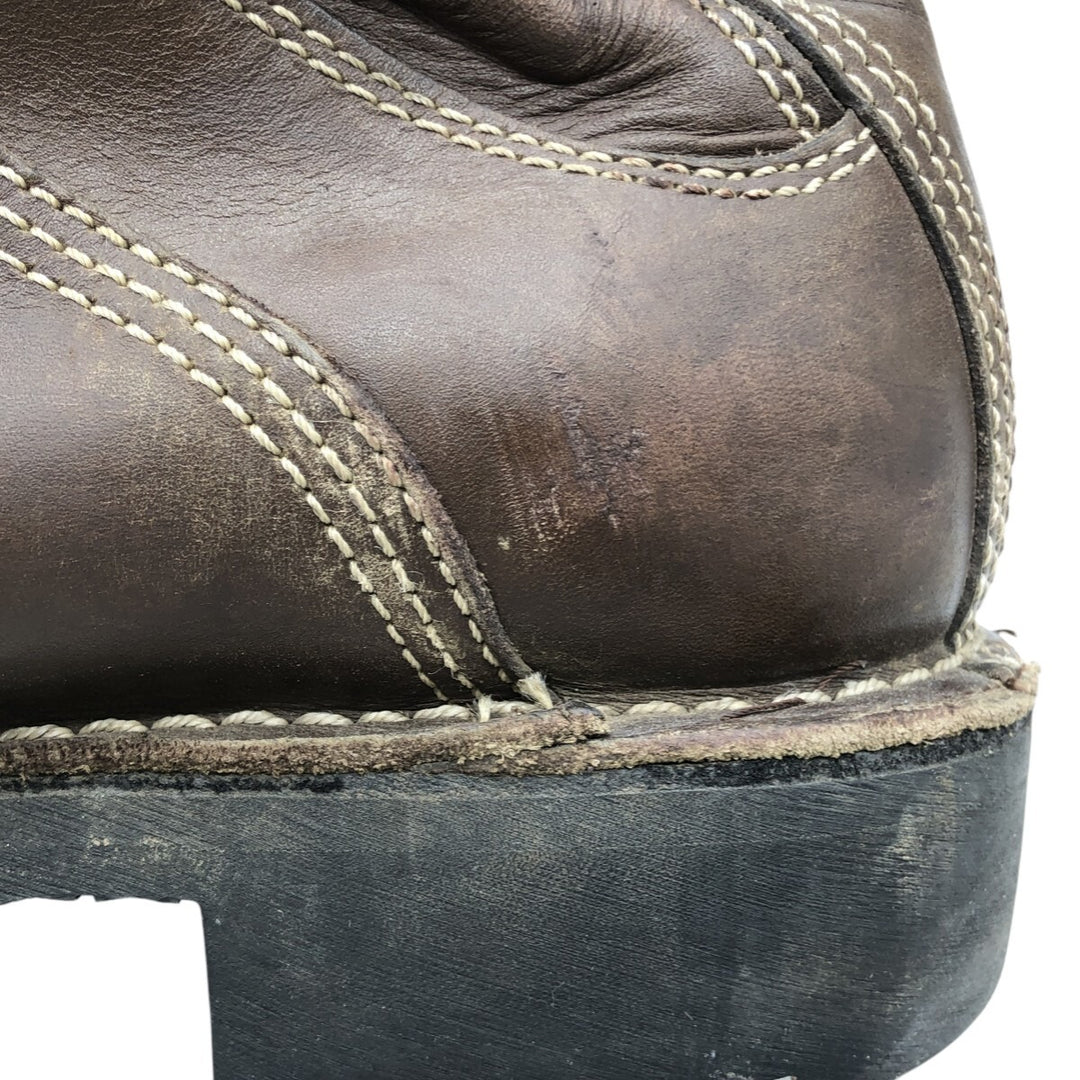 Danner Quarry Quilted Tan Work Boots, Size 6, Women's, Size 9.1" (saa013455) Women's 23.0cm genuine leather brown type Vintage Second Hand