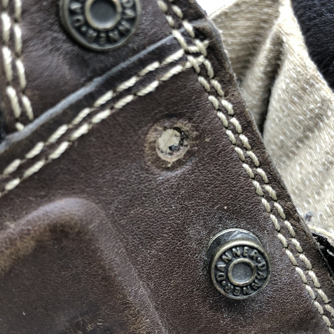 Danner Quarry Quilted Tan Work Boots, Size 6, Women's, Size 9.1" (saa013455) Women's 23.0cm genuine leather brown type Vintage Second Hand