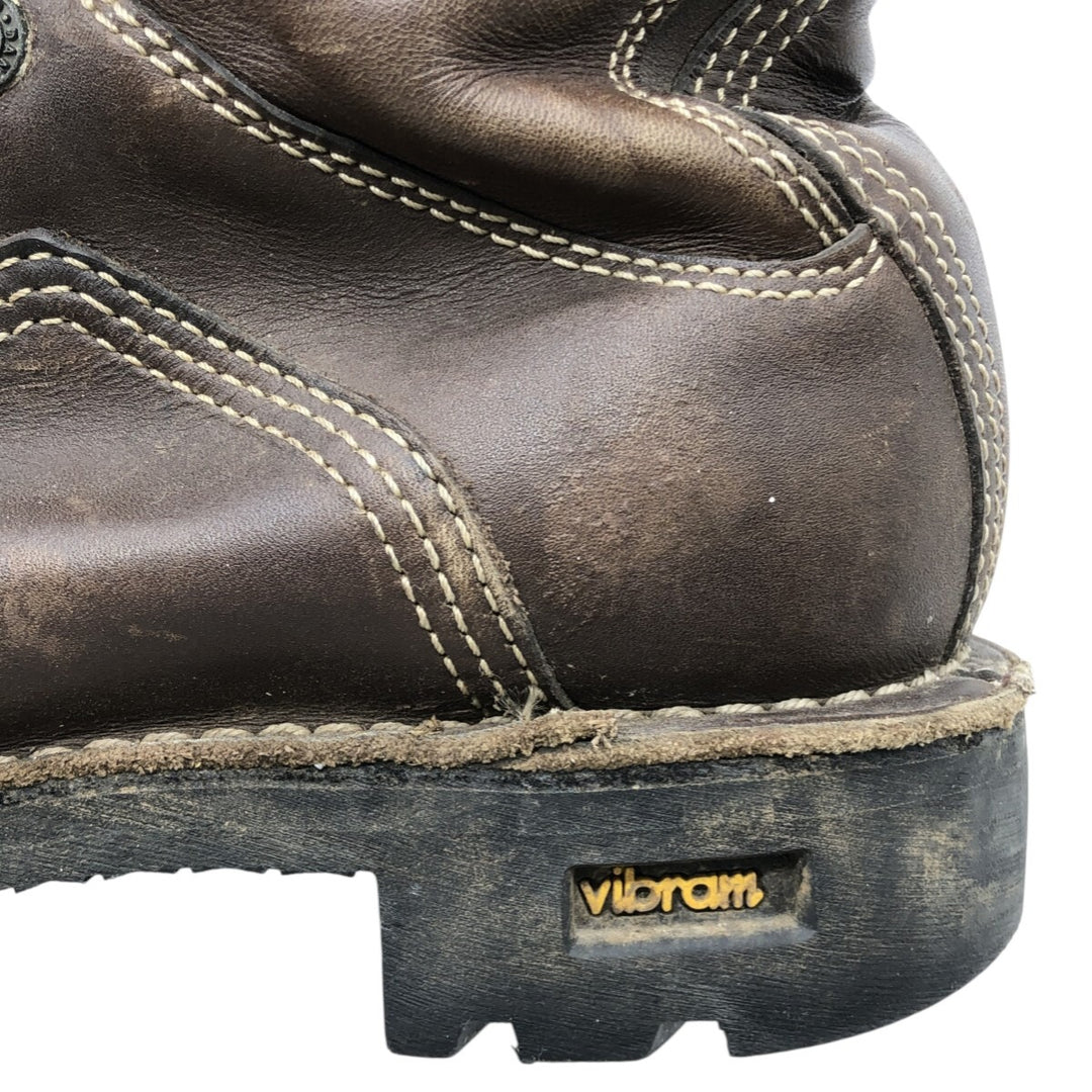 Danner Quarry Quilted Tan Work Boots, Size 6, Women's, Size 9.1" (saa013455) Women's 23.0cm genuine leather brown type Vintage Second Hand