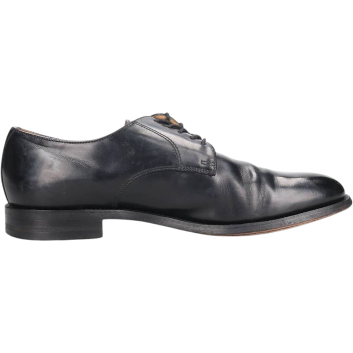 Loake Plain Toe Shoes, Size 8 1/2 Men's 27.0cm genuine leather black type Vintage Second Hand