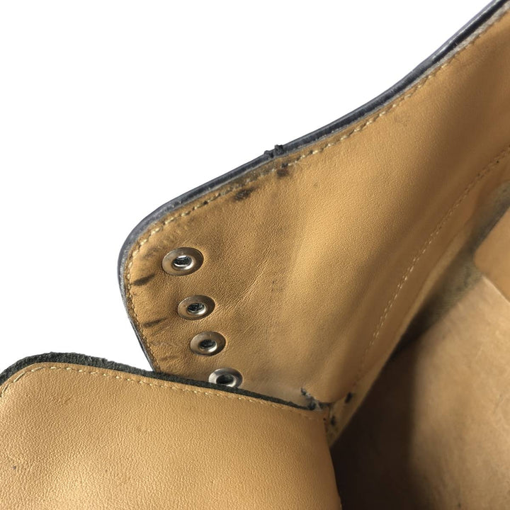 Loake Plain Toe Shoes, Size 8 1/2 Men's 27.0cm genuine leather black type Vintage Second Hand