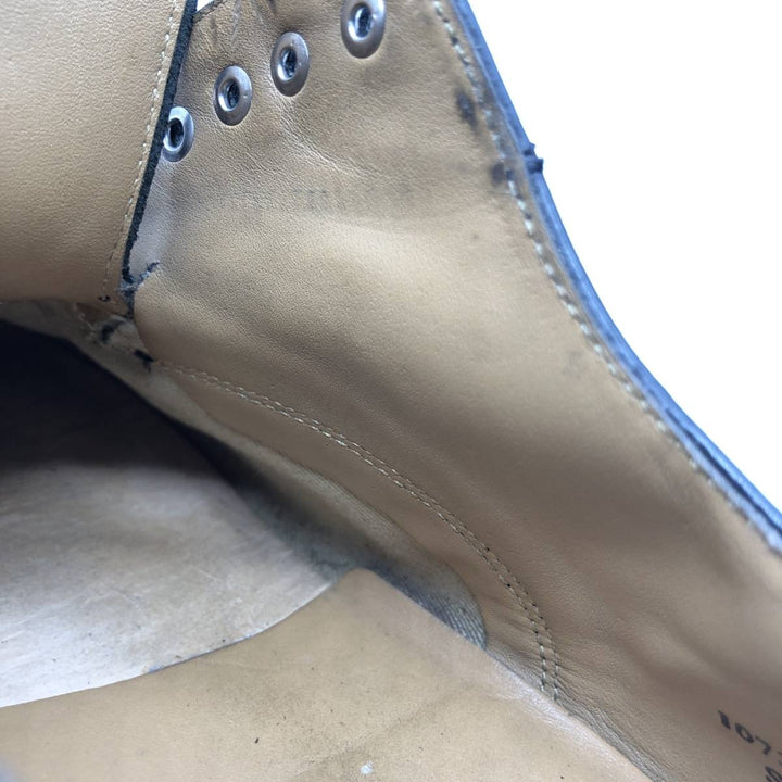 Loake Plain Toe Shoes, Size 8 1/2 Men's 27.0cm genuine leather black type Vintage Second Hand