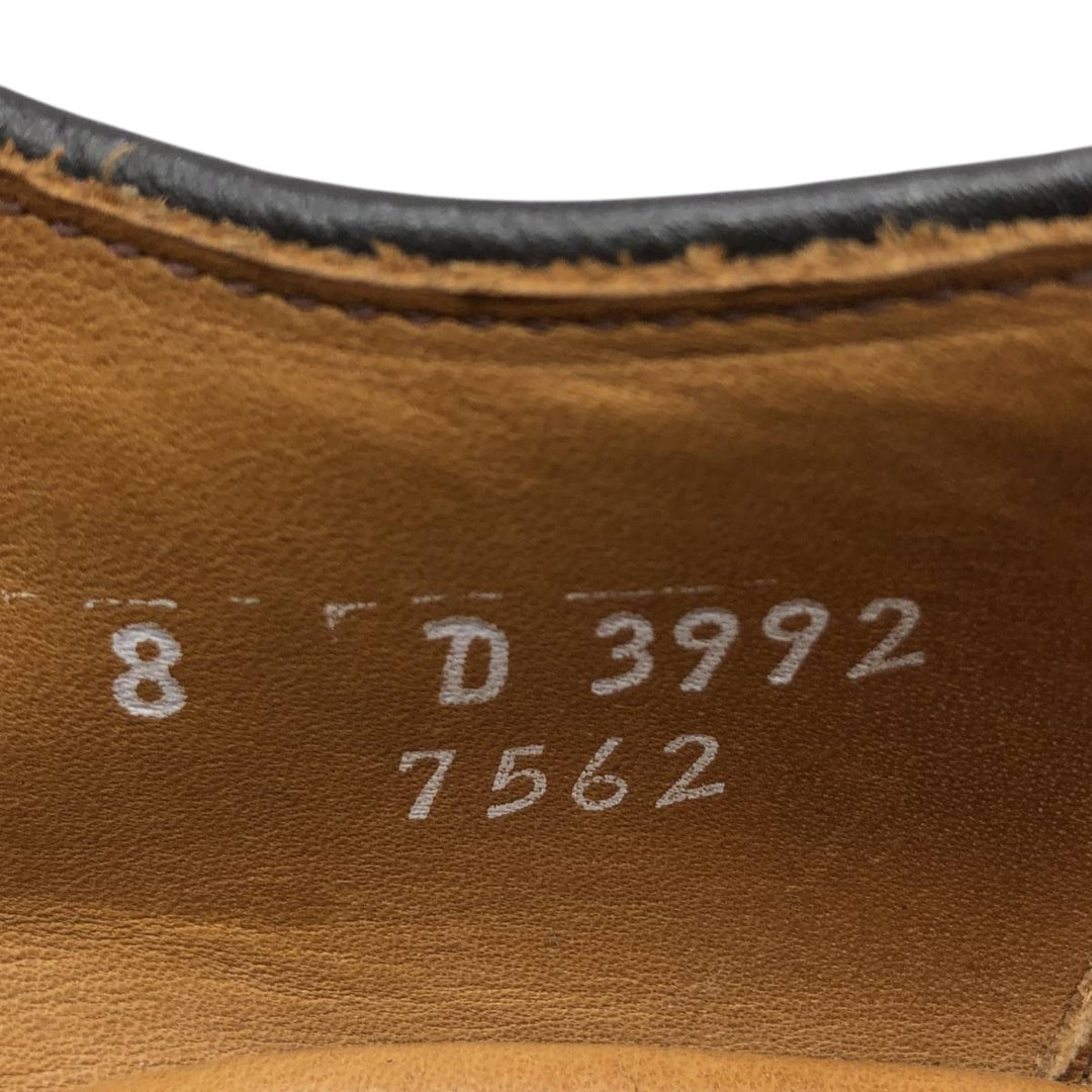 Allen Edmonds Perry Straight Tip Shoes, Made in USA, Size 8 D Men's 26.0cm genuine leather brown type Vintage Second Hand