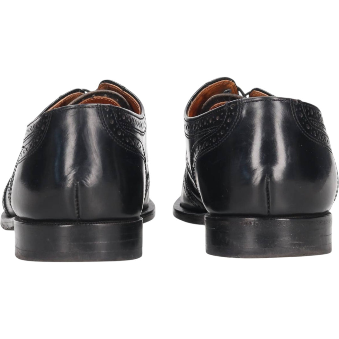 Cole Haan Semi-Brogue Wingtip Shoes, Made in USA, 10D, Men's Size 11 (equivalent) /saa013473 Men's 28.0cm genuine leather black type Vintage Second Hand