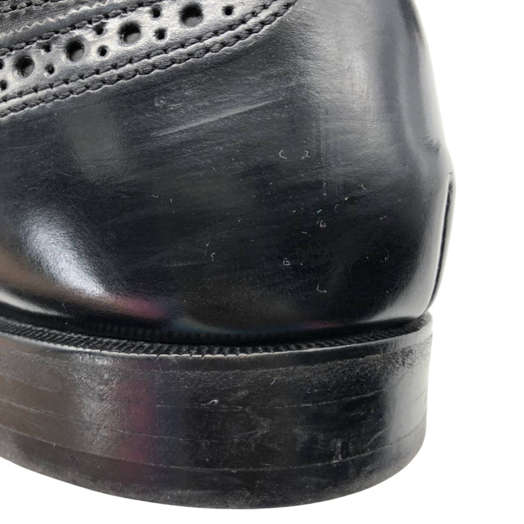 Cole Haan Semi-Brogue Wingtip Shoes, Made in USA, 10D, Men's Size 11 (equivalent) /saa013473 Men's 28.0cm genuine leather black type Vintage Second Hand