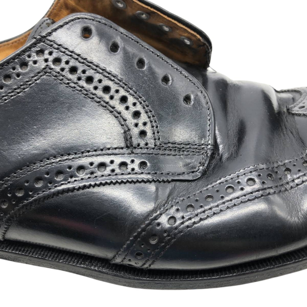 Cole Haan Semi-Brogue Wingtip Shoes, Made in USA, 10D, Men's Size 11 (equivalent) /saa013473 Men's 28.0cm genuine leather black type Vintage Second Hand