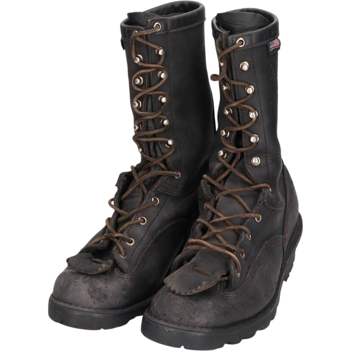 Danner 18102 Flashpoint 2 10 Black Platform Work Boots, Made in USA, Size 10D Men's 28.0cm unclear black type Vintage Second Hand