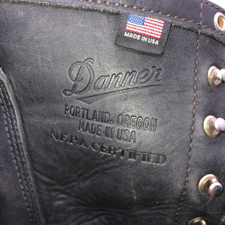 Danner 18102 Flashpoint 2 10 Black Platform Work Boots, Made in USA, Size 10D Men's 28.0cm unclear black type Vintage Second Hand