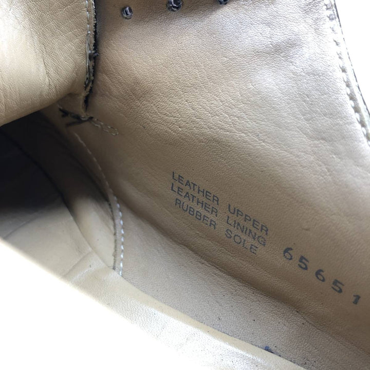 J.Crew Full Brogue Wingtip Shoes, Made in Italy, Size 8 1/2 Men's 26.5cm genuine leather brown type Vintage Second Hand
