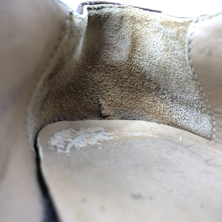 J.Crew Full Brogue Wingtip Shoes, Made in Italy, Size 8 1/2 Men's 26.5cm genuine leather brown type Vintage Second Hand