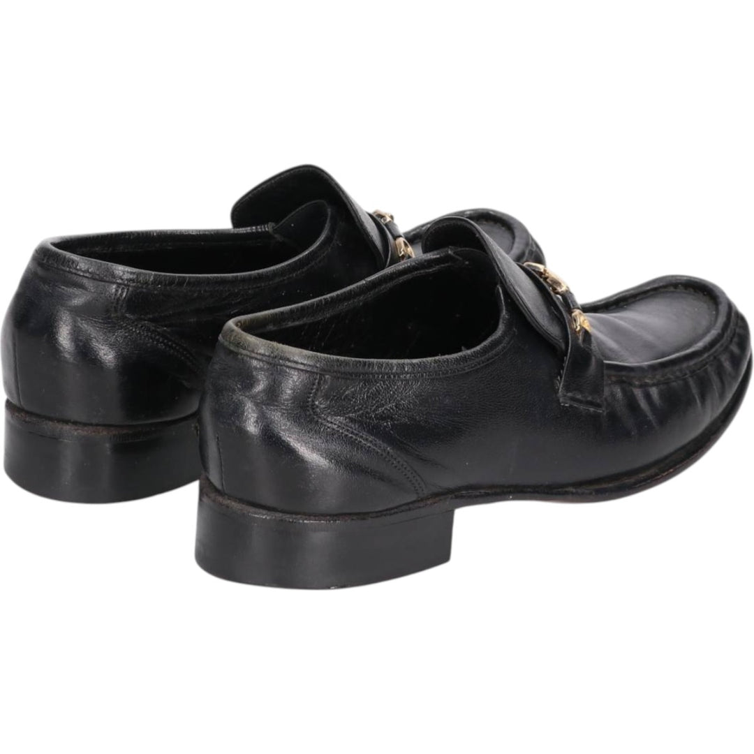 Florsheim Bit Loafers, Made in USA, 6D Men's 23.0cm genuine leather black type Vintage Second Hand