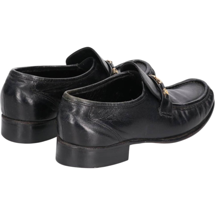 Florsheim Bit Loafers, Made in USA, 6D Men's 23.0cm genuine leather black type Vintage Second Hand