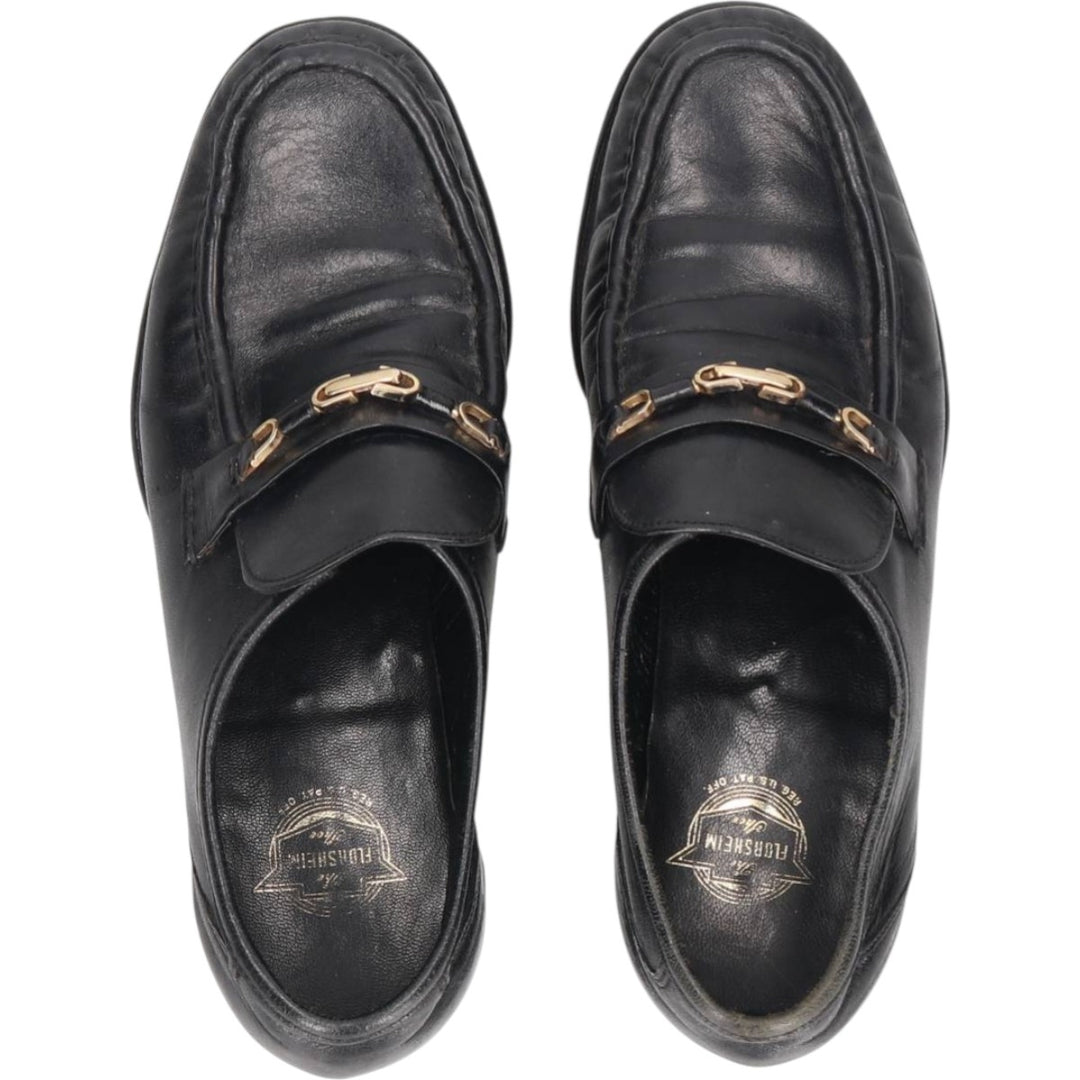 Florsheim Bit Loafers, Made in USA, 6D Men's 23.0cm genuine leather black type Vintage Second Hand