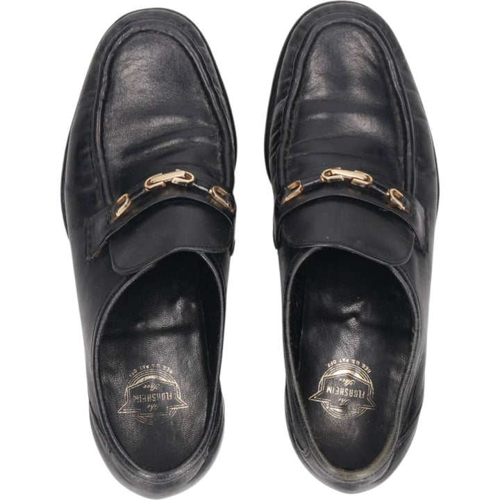 Florsheim Bit Loafers, Made in USA, 6D Men's 23.0cm genuine leather black type Vintage Second Hand