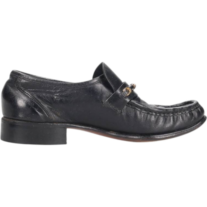 Florsheim Bit Loafers, Made in USA, 6D Men's 23.0cm genuine leather black type Vintage Second Hand